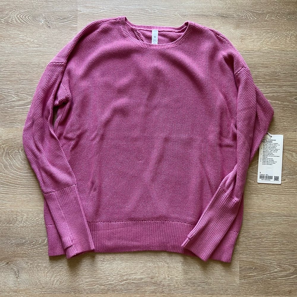 NWT lululemon Cashlu Crossover Back Sweater
